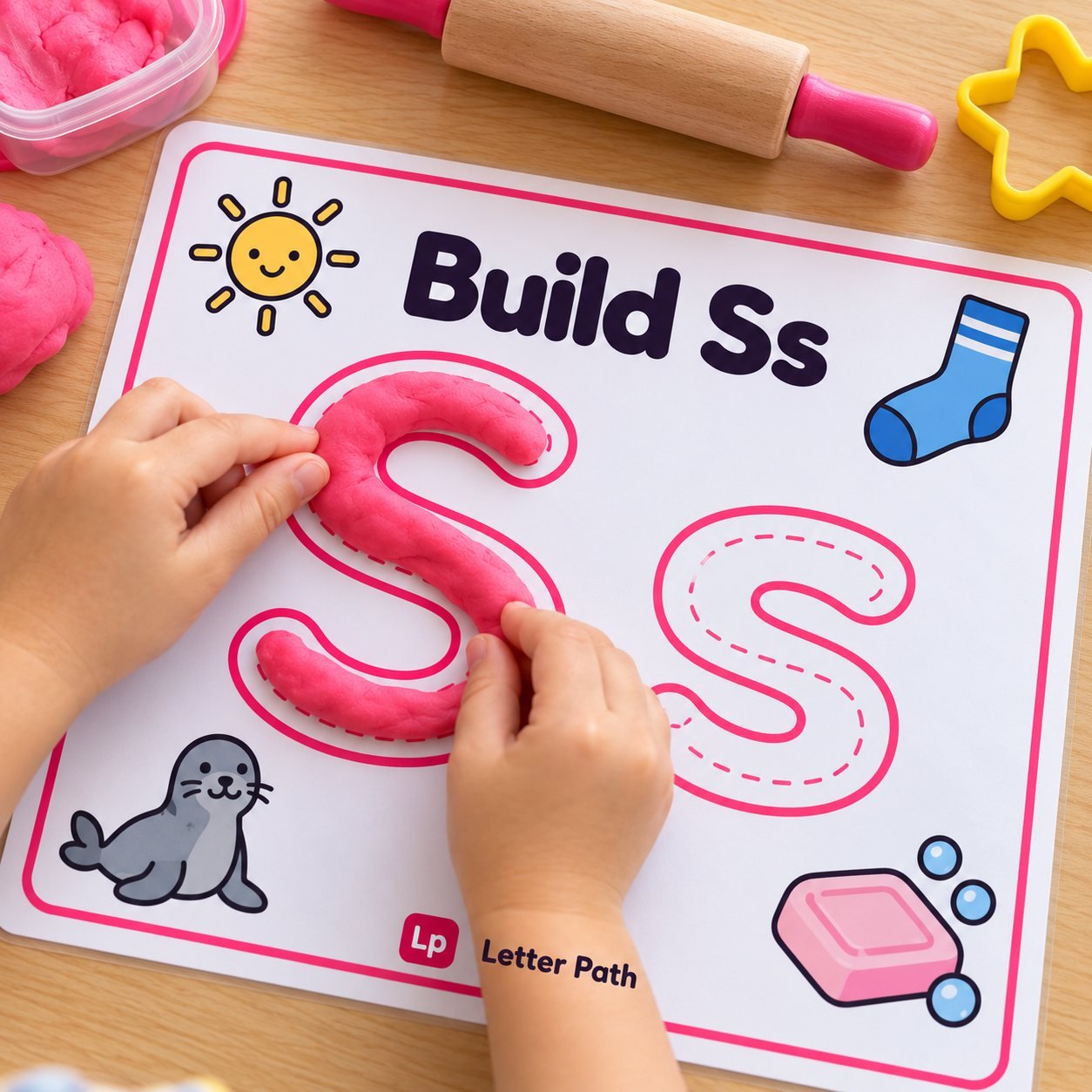 Build Ss playdough mat